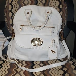 White leather Emma Fox bag. EUC